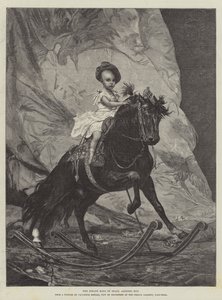 De Jonge Koning van Spanje, Alfonso XIII, nu tentoongesteld in de Franse Galerie, Pall-Mall door Joszi Arpad Koppay